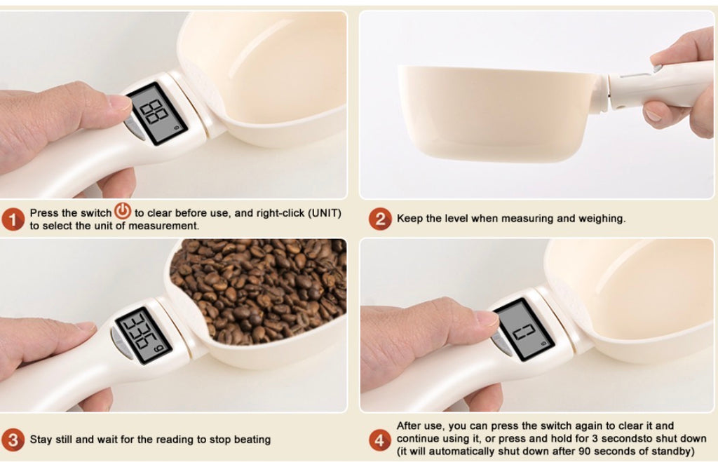 Digital measuring spoon scale