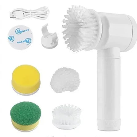 Electric Spin Scrubber Replacement Brush Heads 5-Piece Set