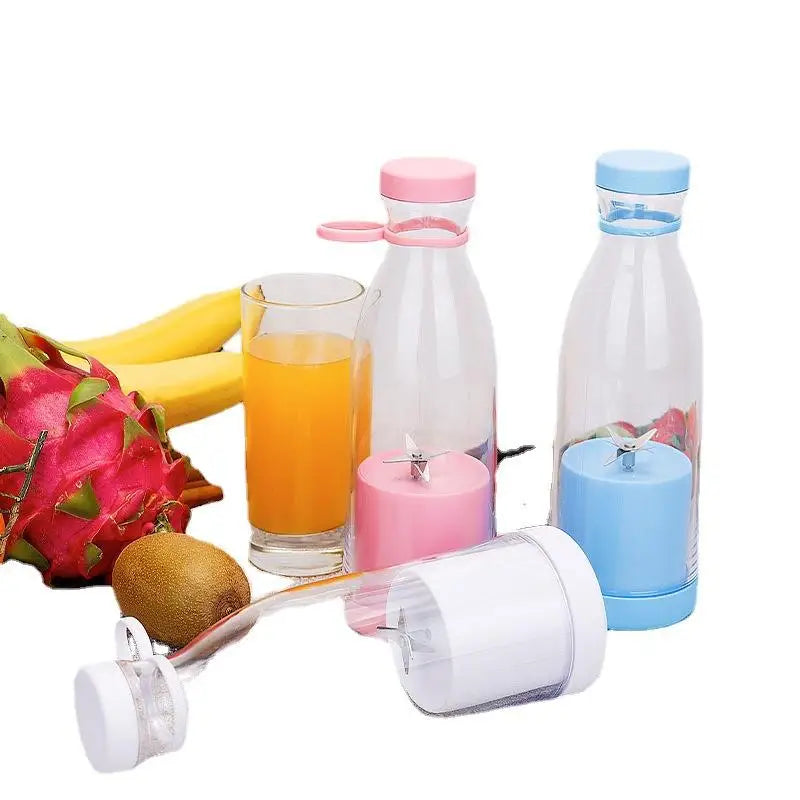 6-Blade Portable Juicer Cup 380ml USB Rechargeable