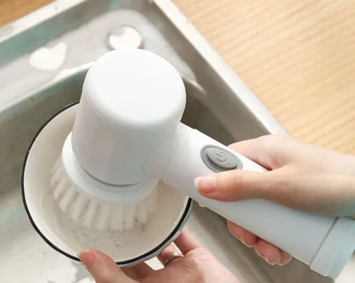 Electric Spin Scrubber Replacement Brush Heads 5-Piece Set