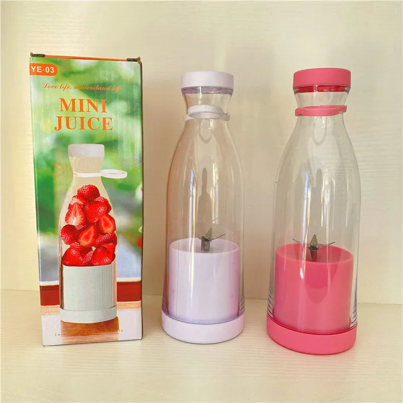 6-Blade Portable Juicer Cup 380ml USB Rechargeable