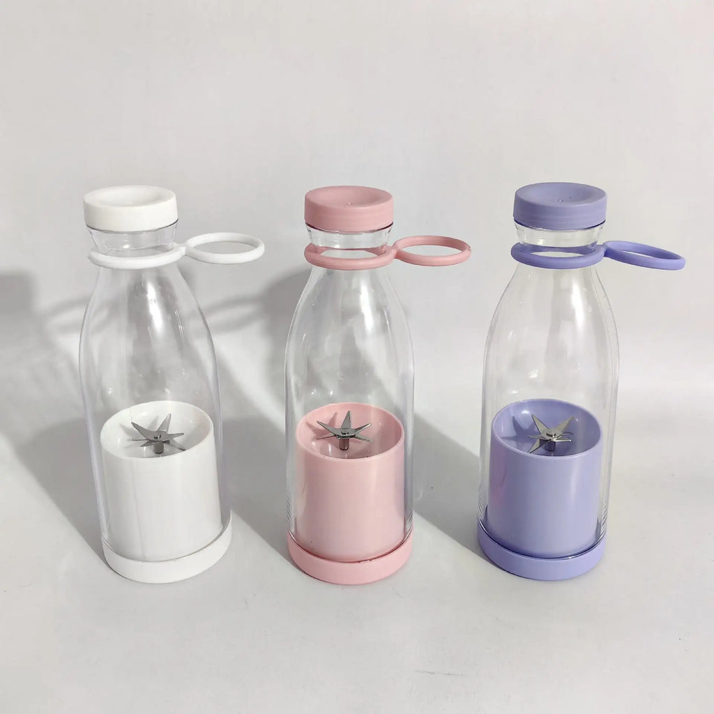 6-Blade Portable Juicer Cup 380ml USB Rechargeable